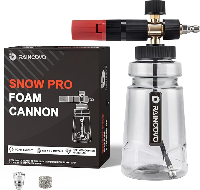 Foam Cannon Wide Mouth for Pressure Washer, Thick